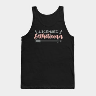 Licensed esthetician Tank Top